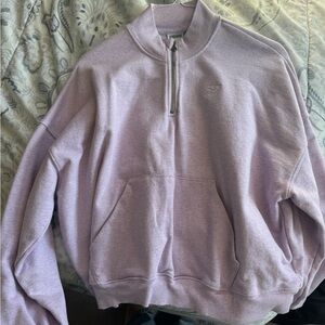 Lavender GYMSHARK Quarter-Zip Sweatshirt